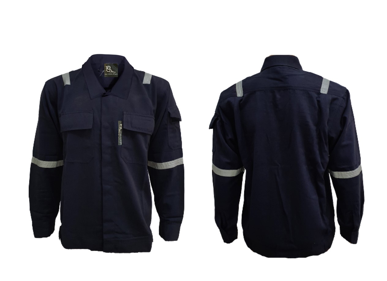 NAVY BLUE FR 100% COTTON JACKET (RS-FRC-J101-NB) – Lian Hin